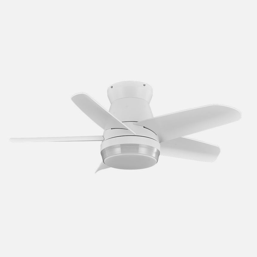 Ventilador de techo Fabrilamp Neutron LED blanco 5 palas motor DC 3000-6000K Ø91cm 24W — vista 2