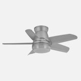 Ventilador de techo Fabrilamp Neutron LED plata 5 palas motor DC 3000-6000K Ø91cm 24W — vista 2