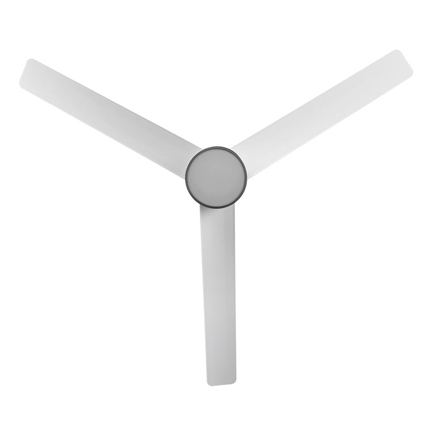 Ventilador de techo Fabrilamp Teo LED níquel blanco 3 palas motor DC 3000-6000K Ø139cm 24W — vista 5