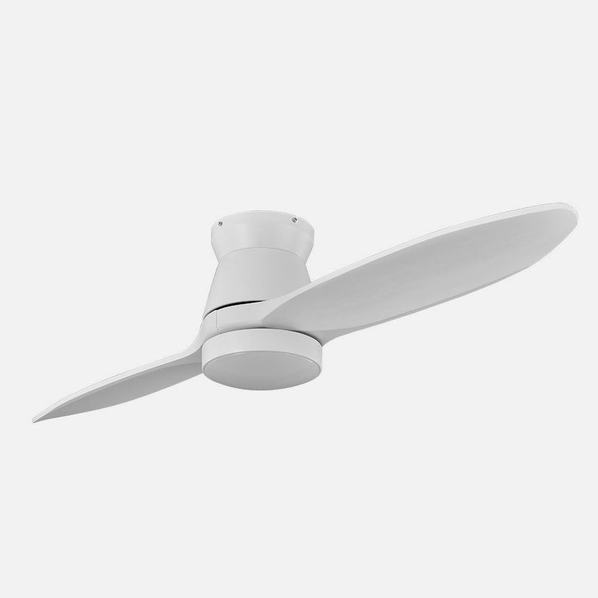 Ventilador de techo Fabrilamp Nordic LED blanco 2 palas motor DC 3000-6000K Ø132cm 24W — vista 2