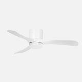Ventilador de techo Fabrilamp Paterna LED blanco 3 palas motor DC Ø117cm 18W 261991301