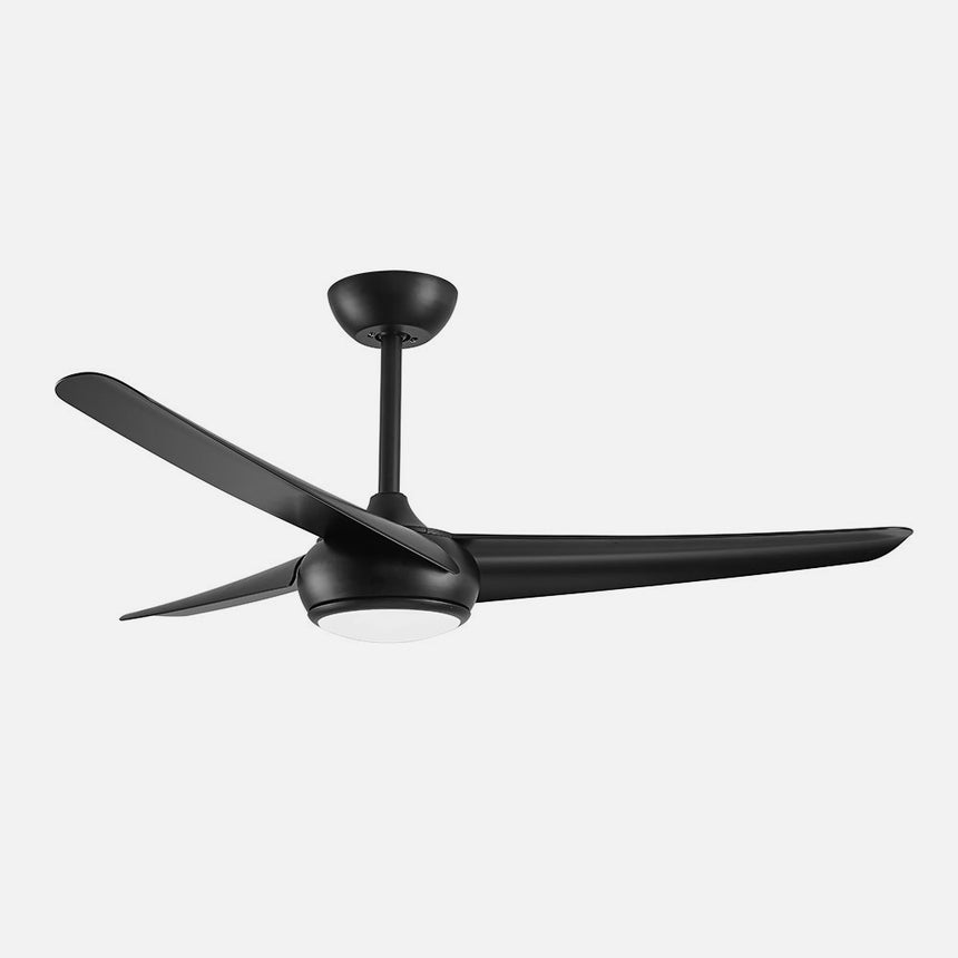 Ventilador de techo Fabrilamp Patras LED negro 3 palas motor DC 3000-6000K Ø131cm 24W — vista 2
