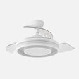 Ventilador de techo retráctil Fabrilamp Pitufo LED blanco 3 palas motor DC 3000-6500K Ø107cm 57W — vista 1