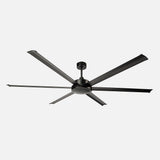Ventilador de techo Fabrilamp Sanson negro 6 palas motor DC Ø214cm — vista 2