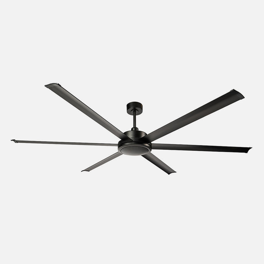 Ventilador de techo Fabrilamp Sanson negro 6 palas motor DC Ø214cm — vista 2