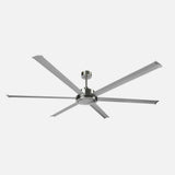 Ventilador de techo Fabrilamp Sanson níquel plata 6 palas motor DC Ø214cm — vista 2