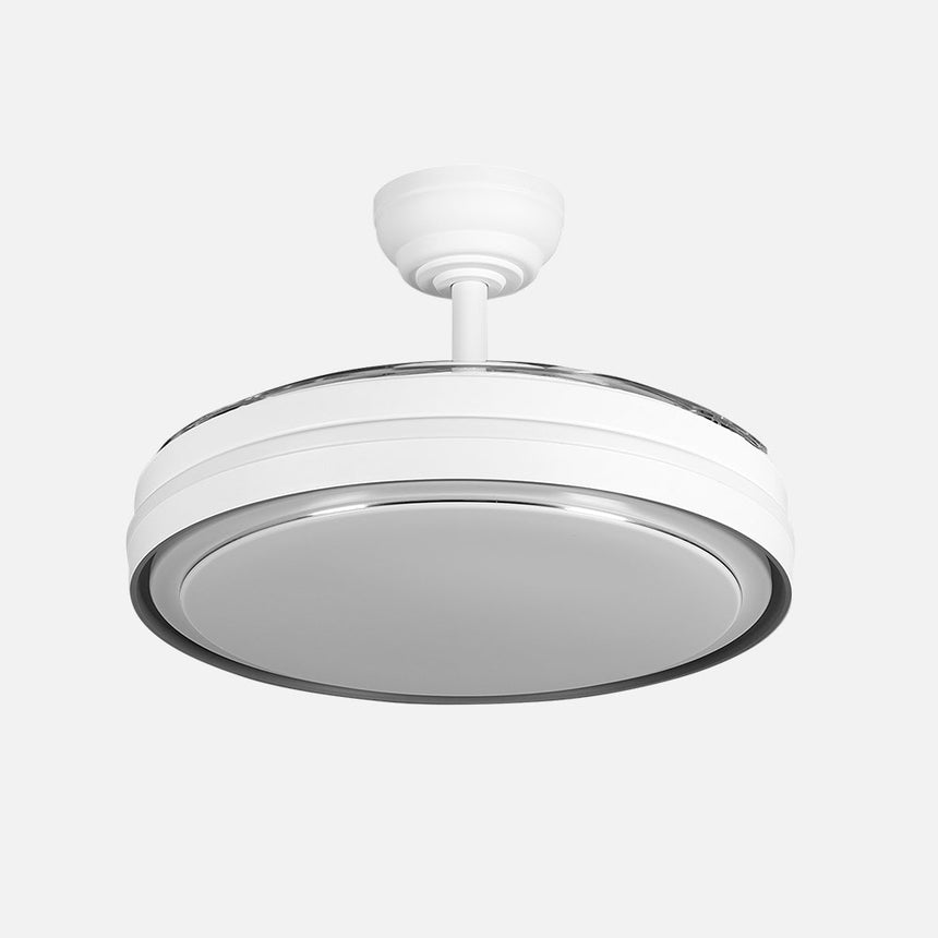 Ventilador de techo retráctil Fabrilamp Siux LED blanco 3 palas motor DC 3000-6500K Ø107cm 60W — vista 2