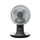 Ventilador de sobremesa Fabrilamp Miera blanco negro 3 palas motor DC — vista 3