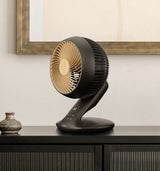 Ventilador de sobremesa Fabrilamp Miera negro haya 3 palas motor DC — vista 4
