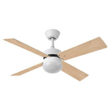 Fabrilamp Sofia Ventilador Dc 2xe27 Blanco 4 Aspas Rev.Blanca/haya 40x107d C/remoto Temporizador 175992401