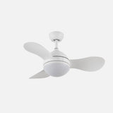 Ventilador de techo Fabrilamp Solido LED blanco 3 palas motor DC 3000-6500K Ø91cm 24W — vista 2