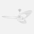 Ventilador de techo Fabrilamp Tarazona LED blanco 3 palas motor DC 3000-6500K Ø136cm 18W — vista 1