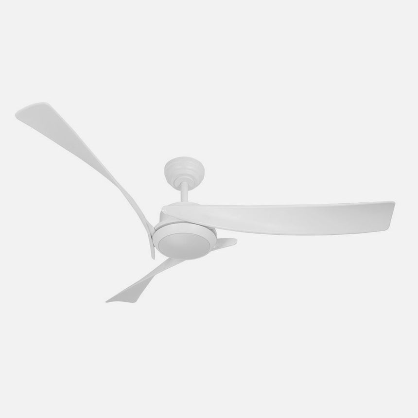 Ventilador de techo Fabrilamp Tarento LED blanco 3 palas motor DC 3000-6500K Ø132cm 24W — vista 2