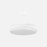 Ventilador de techo retráctil Fabrilamp Tempano LED blanco 4 palas motor DC 3000-6500K Ø106cm 59W — vista 2