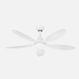 Ventilador de techo Fabrilamp Tobarra LED blanco 5 palas motor DC 3000-6500K Ø132cm 18W — vista 1