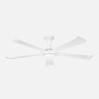 Ventilador de techo Fabrilamp Vinaros LED blanco 5 palas motor DC 3000-6500K Ø144cm 18W — vista 1