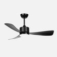Ventilador de techo Fabrilamp Yeste LED negro 3 palas motor DC 3000-6500K Ø106cm 18W — vista 1