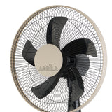 Ventilador de pie Fabrilamp Belmonte negro beis 5 palas Ø43cm — vista 3
