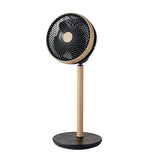 Ventilador de pie Fabrilamp Colibri negro haya 3 palas motor DC 236241088