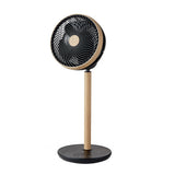Ventilador de pie Fabrilamp Colibri negro haya 3 palas motor DC — vista 1
