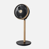 Ventilador de pie Fabrilamp Colibri negro haya 3 palas motor DC — vista 2