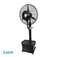 Ventilador de pie industrial Fabrilamp Diluvio negro 3 palas Ø45cm — vista 1