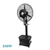 Ventilador de pie industrial Fabrilamp Diluvio negro 3 palas Ø45cm — vista 1
