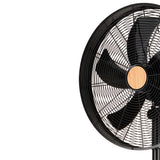 Ventilador de pie Fabrilamp Falcon negro haya 5 palas Ø45cm — vista 3
