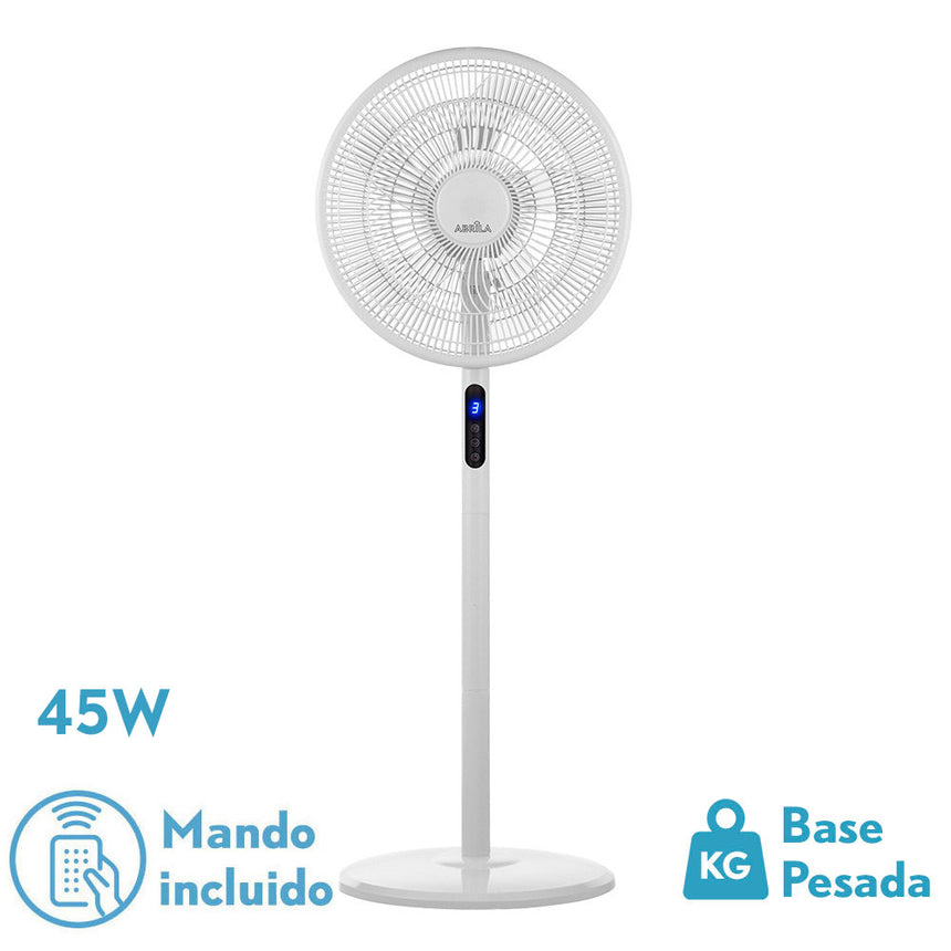 Ventilador de pie Fabrilamp Icono blanco 5 palas Ø44cm — vista 1