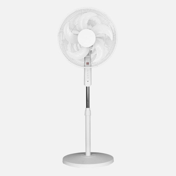 Ventilador de pie Fabrilamp Liberty blanco 5 palas Ø43cm 256641001