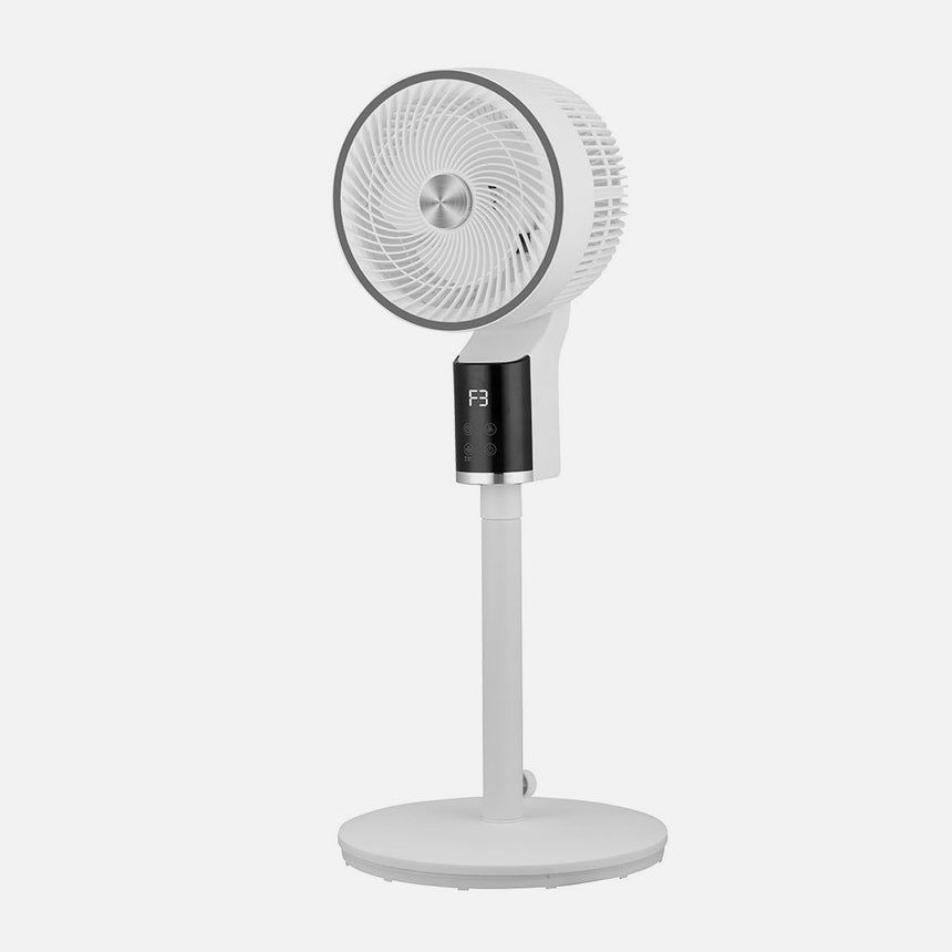 Ventilador de pie Fabrilamp Persa blanco cromo 3 palas Ø33cm — vista 2