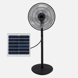 Ventilador de pie Fabrilamp Rialto negro 5 palas motor DC Ø41cm — vista 2