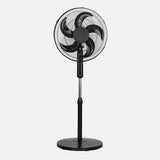 Ventilador de pie Fabrilamp Spirit negro 5 palas Ø43cm 256541009