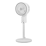 Ventilador de pie Fabrilamp Talamo blanco cromo 3 palas Ø33cm 236741065