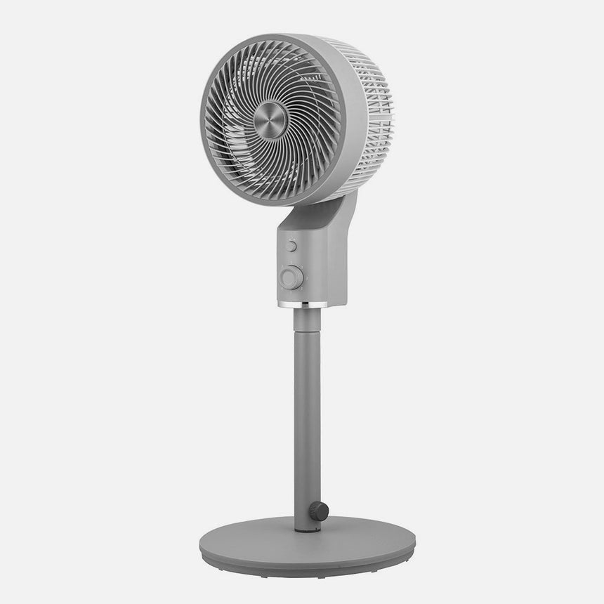 Ventilador de pie Fabrilamp Talamo gris cromo 3 palas Ø33cm — vista 2