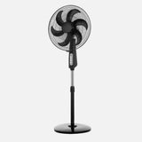 Ventilador de pie Fabrilamp Granizo negro 6 palas Ø50cm — vista 2