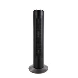 Ventilador de sobremesa Fabrilamp Cuco negro Ø22cm 238371009