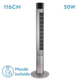 Ventilador de sobremesa Fabrilamp Principe plata Ø32cm 211071010
