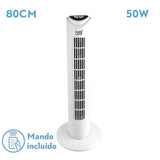 Ventilador de sobremesa Fabrilamp Tuka blanco Ø25cm 184671001