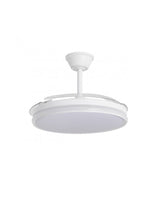 Ventilador de techo retráctil con luz AJP Dublin LED blanco 3 palas 3000-6500K Ø50cm 68W 16001