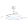 Ventilador de techo retráctil con luz AJP Dublin LED blanco 3 palas 3000-6500K Ø50cm 68W 16001 — vista 1