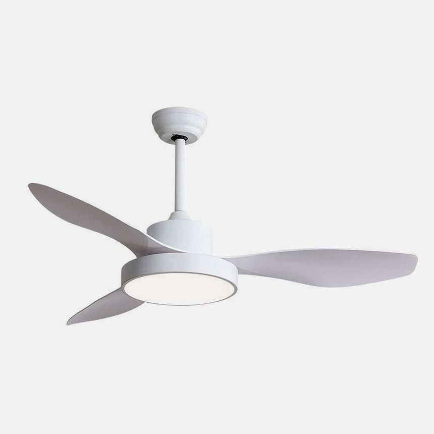 Ventilador de techo Fabrilamp Hayate LED blanco 3 palas motor DC 3000-6000K Ø120cm 48W — vista 2