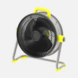 Ventilador de pie industrial Fabrilamp Corintio amarillo negro 3 palas Ø50cm — vista 1