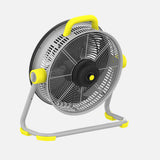 Ventilador de pie industrial Fabrilamp Corintio amarillo negro 3 palas Ø50cm — vista 3