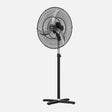 Ventilador de pie industrial Fabrilamp Regata negro 3 palas Ø80cm — vista 1