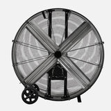 Ventilador industrial Fabrilamp Maximum negro 4 palas Ø127cm 213371209