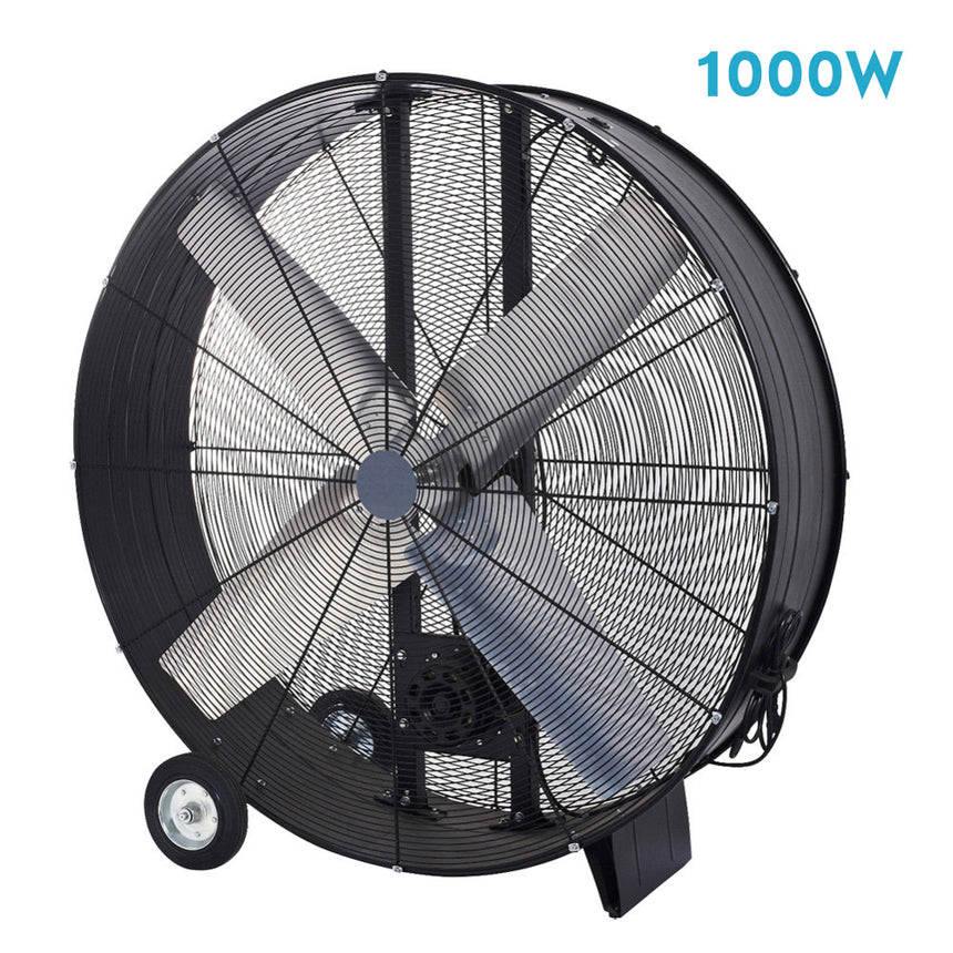 Ventilador de pie industrial Fabrilamp Maximum negro 4 palas Ø112cm — vista 1