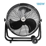 Ventilador industrial Fabrilamp Poniente negro 3 palas Ø64cm 181371009