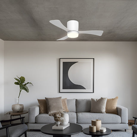 Ventilador AJP Kent blanco 107cm LED