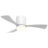 Ventilador de techo con luz AJP Kent LED negro madera oscura 3 palas 3000-6000K Ø107cm 18W 11837 — vista 9